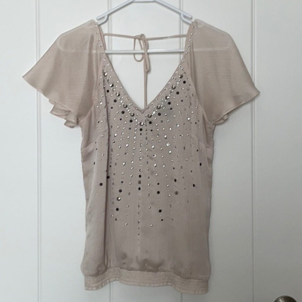 White House Black Market tulip sleeve top
